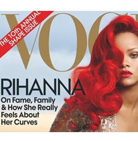 Rihanna dai capelli rossi