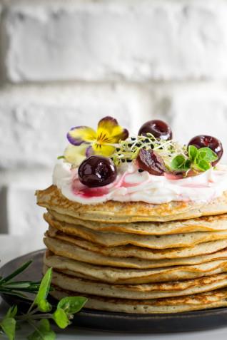 Pancake salati con Amarena Fabbri