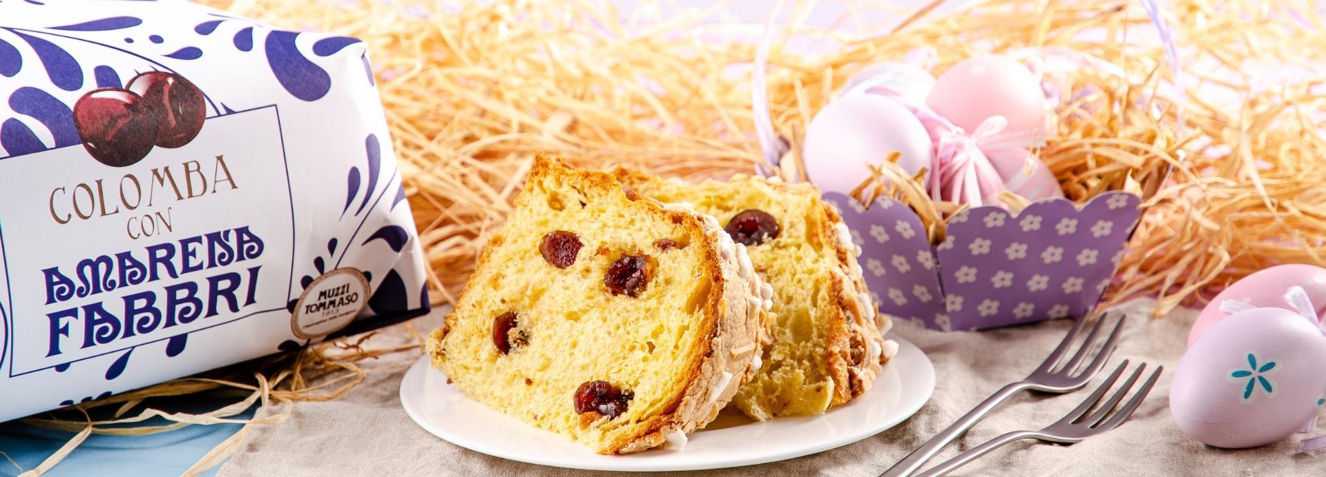Per una Pasqua ancora più golosa, prova la Colomba con Amarena Fabbri.