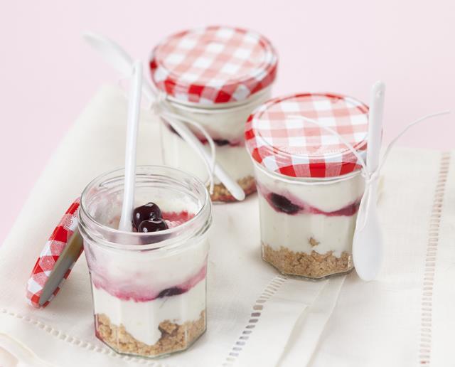 Mousse con ricotta, lime e Amarena Fabbri